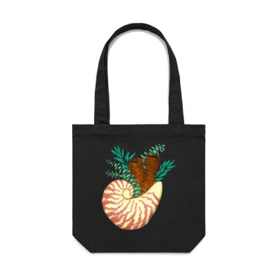 Nautilus Shell Vase Tote Bag (Two Sides) Thumbnail