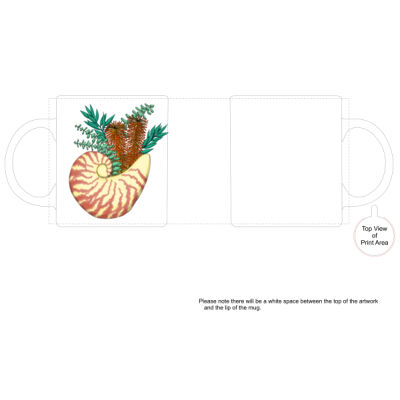 Nautilus Shell Vase Mug Thumbnail