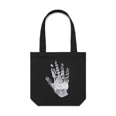 Hand Pattern Tote Bag Thumbnail